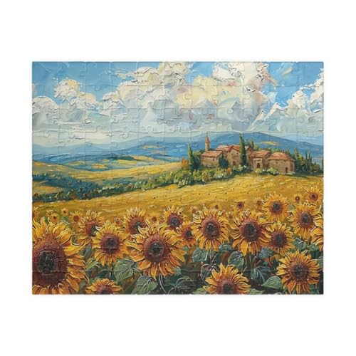 Puzzle 150 Teile Abstrakte Sonnenblumen 35 x 25 cm Puzzles für Erwachsene Herausforderndes Rätsel Lernspiel für Die Ganze Familie Geschenke für Frauen Männer 150 Teile Puzzle Puzzle 150 Teile Abstrakte Sonnenblumen 35 x 25 cm Puzzles für Erwachsene Herausforderndes Rätsel Lernspiel für Die Ganze Familie Geschenke für Frauen Männer 150 Teile Puzzle von QiHon