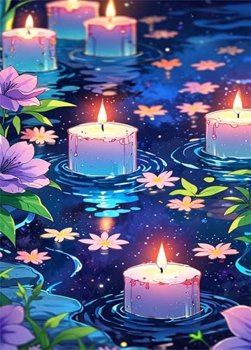 Puzzle 150 Teile Blumensee Kerzen 35 x 25 cm Puzzles für Erwachsene Herausforderndes Rätsel Lernspiel für Die Ganze Familie Geschenke für Frauen Männer 150 Teile Puzzle Puzzle 150 Teile Blumensee Kerzen 35 x 25 cm Puzzles für Erwachsene Herausforderndes Rätsel Lernspiel für Die Ganze Familie Geschenke für Frauen Männer 150 Teile Puzzle von QiHon
