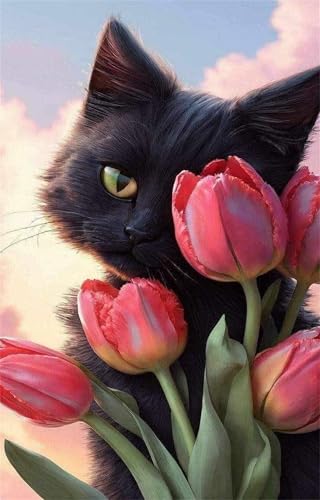 Puzzle 150 Teile Rosa Tulpe Katze 35 x 25 cm Puzzles für Erwachsene Herausforderndes Rätsel Lernspiel für Die Ganze Familie Geschenke für Frauen Männer 150 Teile Puzzle Puzzle 150 Teile Rosa Tulpe Katze 35 x 25 cm Puzzles für Erwachsene Herausforderndes Rätsel Lernspiel für Die Ganze Familie Geschenke für Frauen Männer 150 Teile Puzzle von QiHon
