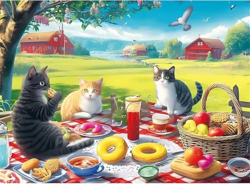 Puzzle 150 Teile Tierisches Katzenfutter 35 x 25 cm Puzzles für Erwachsene Herausforderndes Rätsel Lernspiel für Die Ganze Familie Geschenke für Frauen Männer 150 Teile Puzzle Puzzle 150 Teile Tierisches Katzenfutter 35 x 25 cm Puzzles für Erwachsene Herausforderndes Rätsel Lernspiel für Die Ganze Familie Geschenke für Frauen Männer 150 Teile Puzzle von QiHon
