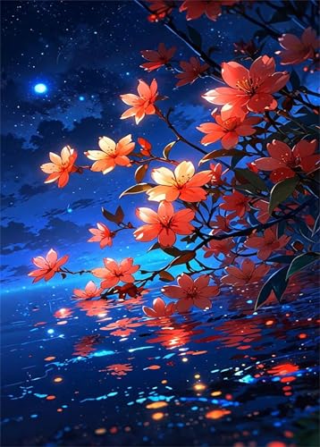 Puzzle 1500 Teile Blaue Sternenhimmel Blumen 87 x 57 cm Puzzles für Erwachsene Herausforderndes Rätsel Lernspiel für Die Ganze Familie Geschenke für Frauen Männer 1500 Teile Puzzle Puzzle 1500 Teile Blaue Sternenhimmel Blumen 87 x 57 cm Puzzles für Erwachsene Herausforderndes Rätsel Lernspiel für Die Ganze Familie Geschenke für Frauen Männer 1500 Teile Puzzle von QiHon