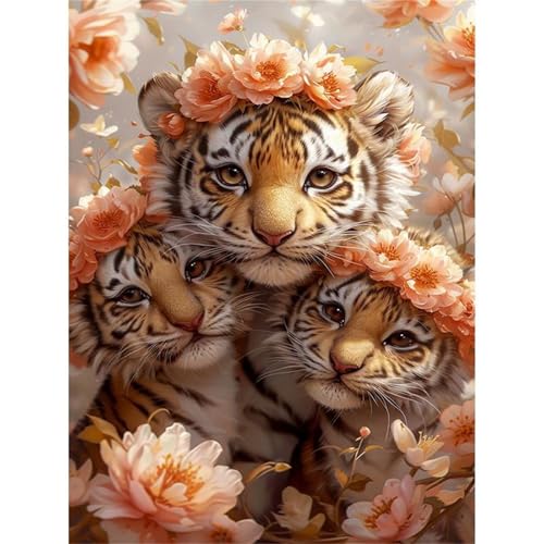 Puzzle 1500 Teile Blume Tier Tiger, Puzzle Erwachsene 87 x 57 cm, Herausforderndes Rätsel, Puzzlespiele für Die Ganze Familie, Klassische Puzzles für Erwachsene 1500 Teile Puzzle 1500 Teile Blume Tier Tiger, Puzzle Erwachsene 87 x 57 cm, Herausforderndes Rätsel, Puzzlespiele für Die Ganze Familie, Klassische Puzzles für Erwachsene 1500 Teile von QiHon