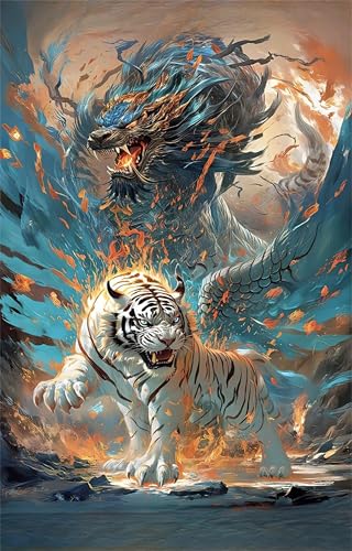 Puzzle 1500 Teile Drachentiger 87 x 57 cm Puzzles für Erwachsene Herausforderndes Rätsel Lernspiel für Die Ganze Familie Geschenke für Frauen Männer 1500 Teile Puzzle Puzzle 1500 Teile Drachentiger 87 x 57 cm Puzzles für Erwachsene Herausforderndes Rätsel Lernspiel für Die Ganze Familie Geschenke für Frauen Männer 1500 Teile Puzzle von QiHon