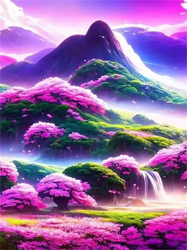 Puzzle 1500 Teile Lila Landschaft Wasserfall, Puzzle Erwachsene 87 x 57 cm, Herausforderndes Rätsel, Puzzlespiele für Die Ganze Familie, Klassische Puzzles für Erwachsene 1500 Teile Puzzle 1500 Teile Lila Landschaft Wasserfall, Puzzle Erwachsene 87 x 57 cm, Herausforderndes Rätsel, Puzzlespiele für Die Ganze Familie, Klassische Puzzles für Erwachsene 1500 Teile von QiHon