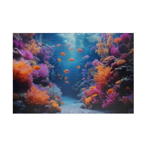 Puzzle 1500 Teile Meereslebewesen 87 x 57 cm Puzzles für Erwachsene Herausforderndes Rätsel Lernspiel für Die Ganze Familie Geschenke für Frauen Männer 1500 Teile Puzzle Puzzle 1500 Teile Meereslebewesen 87 x 57 cm Puzzles für Erwachsene Herausforderndes Rätsel Lernspiel für Die Ganze Familie Geschenke für Frauen Männer 1500 Teile Puzzle von QiHon