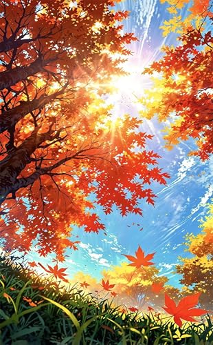 Puzzle 1500 Teile Sonnenschein Ahornblatt 87 x 57 cm Puzzles für Erwachsene Herausforderndes Rätsel Lernspiel für Die Ganze Familie Geschenke für Frauen Männer 1500 Teile Puzzle von QiHon