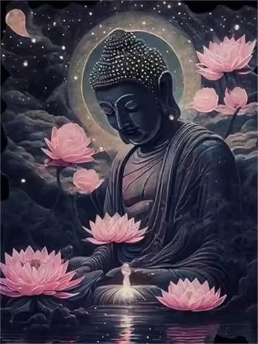 Puzzle 1500 Teile Zen Rosa Lotusblume, Puzzle Erwachsene 87 x 57 cm, Herausforderndes Rätsel, Puzzlespiele für Die Ganze Familie, Klassische Puzzles für Erwachsene 1500 Teile von QiHon