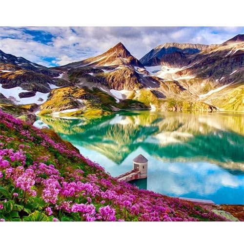 Puzzle 200 Teile Bergblumensee, Puzzle Erwachsene 35 x 25 cm, Herausforderndes Rätsel, Puzzlespiele für Die Ganze Familie, Klassische Puzzles für Erwachsene 200 Teile Puzzle 200 Teile Bergblumensee, Puzzle Erwachsene 35 x 25 cm, Herausforderndes Rätsel, Puzzlespiele für Die Ganze Familie, Klassische Puzzles für Erwachsene 200 Teile von QiHon
