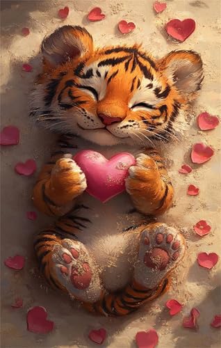 Puzzle 200 Teile Erwachsene Tier Tiger Strand 35 x 25 cm Puzzles für Erwachsene Pädagogisches Spiel Herausforderung Spielzeug Impossible Puzzle 200 Teile Puzzles von QiHon
