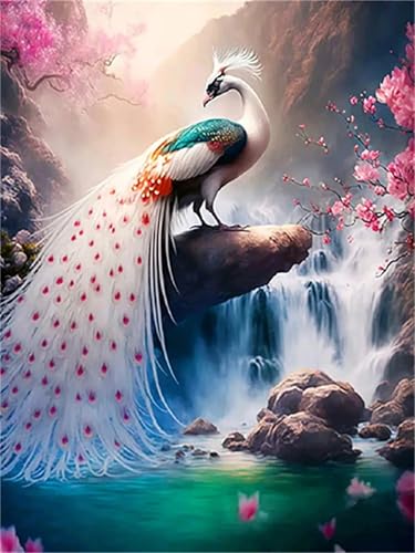 Puzzle 200 Teile Pfau Tier Wasserfall, Puzzle Erwachsene 35 x 25 cm, Herausforderndes Rätsel, Puzzlespiele für Die Ganze Familie, Klassische Puzzles für Erwachsene 200 Teile Puzzle 200 Teile Pfau Tier Wasserfall, Puzzle Erwachsene 35 x 25 cm, Herausforderndes Rätsel, Puzzlespiele für Die Ganze Familie, Klassische Puzzles für Erwachsene 200 Teile von QiHon