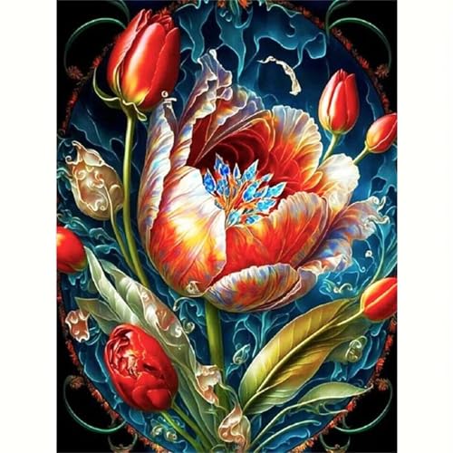 Puzzle 200 Teile Rote Tulpen, Puzzle Erwachsene 35 x 25 cm, Herausforderndes Rätsel, Puzzlespiele für Die Ganze Familie, Klassische Puzzles für Erwachsene 200 Teile Puzzle 200 Teile Rote Tulpen, Puzzle Erwachsene 35 x 25 cm, Herausforderndes Rätsel, Puzzlespiele für Die Ganze Familie, Klassische Puzzles für Erwachsene 200 Teile von QiHon