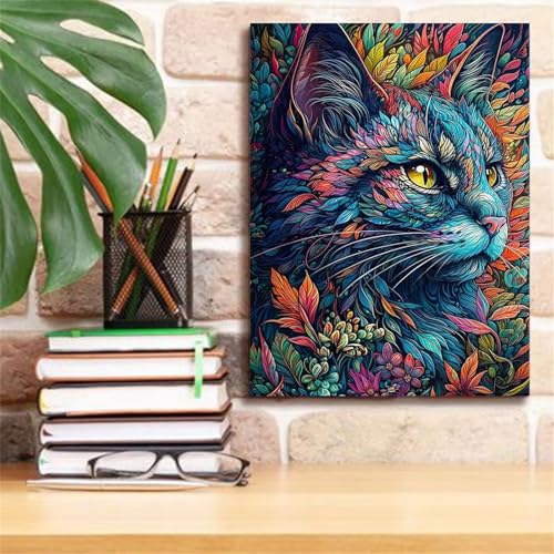 Puzzle 200 Teile Tier Katze, Puzzle Erwachsene 35 x 25 cm, Herausforderndes Rätsel, Puzzlespiele für Die Ganze Familie, Klassische Puzzles für Erwachsene 200 Teile Puzzle 200 Teile Tier Katze, Puzzle Erwachsene 35 x 25 cm, Herausforderndes Rätsel, Puzzlespiele für Die Ganze Familie, Klassische Puzzles für Erwachsene 200 Teile von QiHon