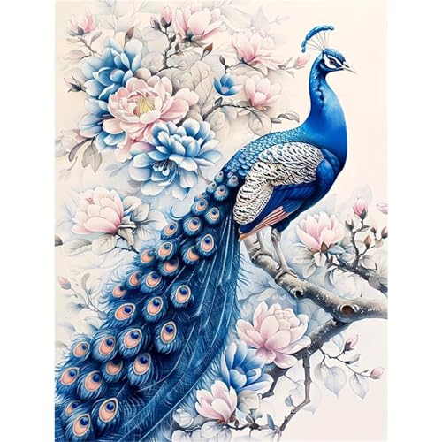Puzzle 2000 Teile Blume Pfau Blau, Puzzle Erwachsene 100 x 70 cm, Herausforderndes Rätsel, Puzzlespiele für Die Ganze Familie, Klassische Puzzles für Erwachsene 2000 Teile Puzzle 2000 Teile Blume Pfau Blau, Puzzle Erwachsene 100 x 70 cm, Herausforderndes Rätsel, Puzzlespiele für Die Ganze Familie, Klassische Puzzles für Erwachsene 2000 Teile von QiHon