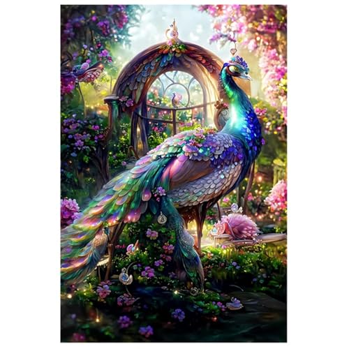 Puzzle 2000 Teile Blume Tier Pfau, Puzzle Erwachsene 100 x 70 cm, Herausforderndes Rätsel, Puzzlespiele für Die Ganze Familie, Klassische Puzzles für Erwachsene 2000 Teile Puzzle 2000 Teile Blume Tier Pfau, Puzzle Erwachsene 100 x 70 cm, Herausforderndes Rätsel, Puzzlespiele für Die Ganze Familie, Klassische Puzzles für Erwachsene 2000 Teile von QiHon
