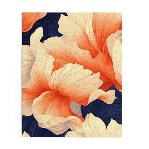 Puzzle 2000 Teile Erwachsene Abstrakte Blumen 100 x 70 cm Puzzles für Erwachsene Pädagogisches Spiel Herausforderung Spielzeug Impossible Puzzle 2000 Teile Puzzles von QiHon