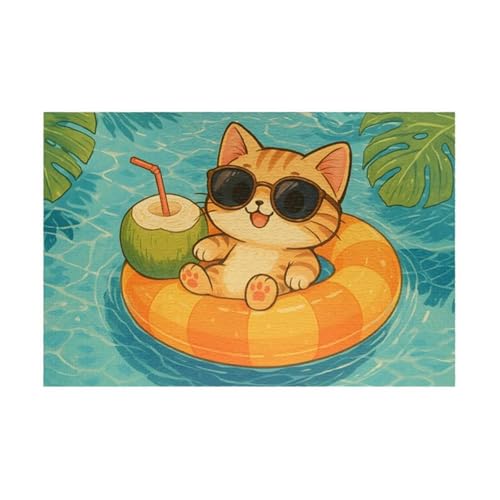 Puzzle 2000 Teile Erwachsene Niedliche Katze Cartoon Stil 100 x 70 cm Puzzles für Erwachsene Pädagogisches Spiel Herausforderung Spielzeug Impossible Puzzle 2000 Teile Puzzles Puzzle 2000 Teile Erwachsene Niedliche Katze Cartoon Stil 100 x 70 cm Puzzles für Erwachsene Pädagogisches Spiel Herausforderung Spielzeug Impossible Puzzle 2000 Teile Puzzles von QiHon