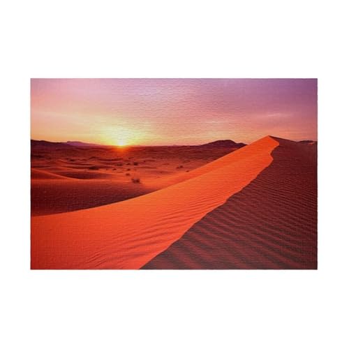 Puzzle 2000 Teile Erwachsene Wüstenlandschaft 100 x 70 cm Puzzles für Erwachsene Pädagogisches Spiel Herausforderung Spielzeug Impossible Puzzle 2000 Teile Puzzles von QiHon