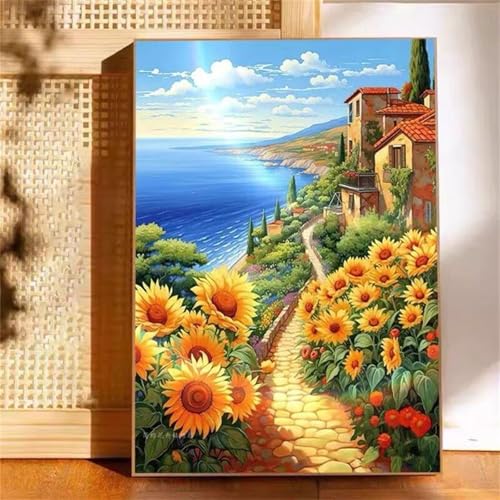 Puzzle 2000 Teile Landschaft Sonnenblumen, Puzzle Erwachsene 100 x 70 cm, Herausforderndes Rätsel, Puzzlespiele für Die Ganze Familie, Klassische Puzzles für Erwachsene 2000 Teile Puzzle 2000 Teile Landschaft Sonnenblumen, Puzzle Erwachsene 100 x 70 cm, Herausforderndes Rätsel, Puzzlespiele für Die Ganze Familie, Klassische Puzzles für Erwachsene 2000 Teile von QiHon