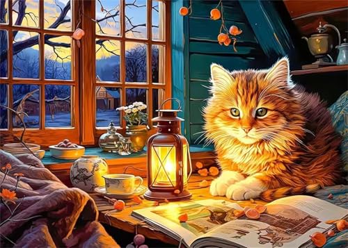Puzzle 2000 Teile Landschaftskatze, Puzzle Erwachsene 100 x 70 cm, Herausforderndes Rätsel, Puzzlespiele für Die Ganze Familie, Klassische Puzzles für Erwachsene 2000 Teile Puzzle 2000 Teile Landschaftskatze, Puzzle Erwachsene 100 x 70 cm, Herausforderndes Rätsel, Puzzlespiele für Die Ganze Familie, Klassische Puzzles für Erwachsene 2000 Teile von QiHon