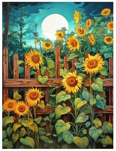 Puzzle 2000 Teile Mond Sonnenblume, Puzzle Erwachsene 100 x 70 cm, Herausforderndes Rätsel, Puzzlespiele für Die Ganze Familie, Klassische Puzzles für Erwachsene 2000 Teile Puzzle 2000 Teile Mond Sonnenblume, Puzzle Erwachsene 100 x 70 cm, Herausforderndes Rätsel, Puzzlespiele für Die Ganze Familie, Klassische Puzzles für Erwachsene 2000 Teile von QiHon