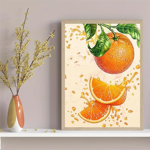 Puzzle 2000 Teile Orangenfrucht, Puzzle Erwachsene 100 x 70 cm, Herausforderndes Rätsel, Puzzlespiele für Die Ganze Familie, Klassische Puzzles für Erwachsene 2000 Teile von QiHon