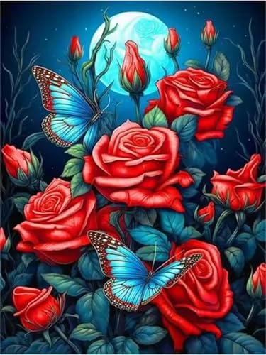 Puzzle 2000 Teile Roter Rosenschmetterling, Puzzle Erwachsene 100 x 70 cm, Herausforderndes Rätsel, Puzzlespiele für Die Ganze Familie, Klassische Puzzles für Erwachsene 2000 Teile Puzzle 2000 Teile Roter Rosenschmetterling, Puzzle Erwachsene 100 x 70 cm, Herausforderndes Rätsel, Puzzlespiele für Die Ganze Familie, Klassische Puzzles für Erwachsene 2000 Teile von QiHon