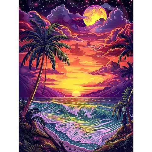 Puzzle 2000 Teile Sonnenuntergang Wellen Baum, Puzzle Erwachsene 100 x 70 cm, Herausforderndes Rätsel, Puzzlespiele für Die Ganze Familie, Klassische Puzzles für Erwachsene 2000 Teile Puzzle 2000 Teile Sonnenuntergang Wellen Baum, Puzzle Erwachsene 100 x 70 cm, Herausforderndes Rätsel, Puzzlespiele für Die Ganze Familie, Klassische Puzzles für Erwachsene 2000 Teile von QiHon