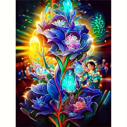 Puzzle 300 Teile Abstrakte Blume, Puzzle Erwachsene 38 x 26 cm, Herausforderndes Rätsel, Puzzlespiele für Die Ganze Familie, Klassische Puzzles für Erwachsene 300 Teile von QiHon