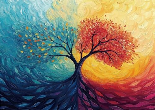 Puzzle 300 Teile Aquarellbäume 38 x 26 cm Puzzles für Erwachsene Herausforderndes Rätsel Lernspiel für Die Ganze Familie Geschenke für Frauen Männer 300 Teile Puzzle Puzzle 300 Teile Aquarellbäume 38 x 26 cm Puzzles für Erwachsene Herausforderndes Rätsel Lernspiel für Die Ganze Familie Geschenke für Frauen Männer 300 Teile Puzzle von QiHon