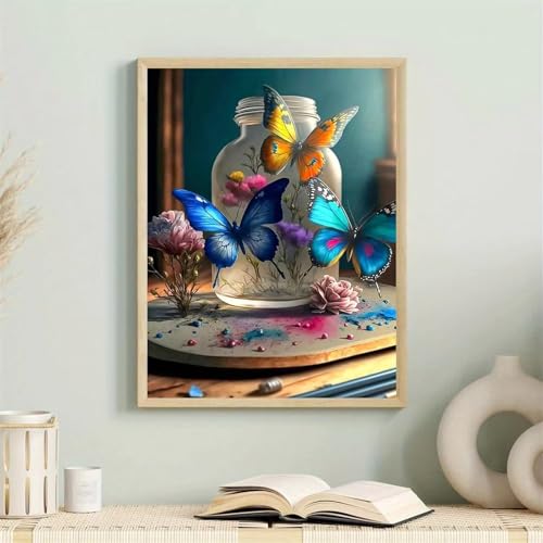 Puzzle 300 Teile Blauer Schmetterling, Puzzle Erwachsene 38 x 26 cm, Herausforderndes Rätsel, Puzzlespiele für Die Ganze Familie, Klassische Puzzles für Erwachsene 300 Teile Puzzle 300 Teile Blauer Schmetterling, Puzzle Erwachsene 38 x 26 cm, Herausforderndes Rätsel, Puzzlespiele für Die Ganze Familie, Klassische Puzzles für Erwachsene 300 Teile von QiHon
