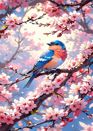 Puzzle 300 Teile Blumenvögel 38 x 26 cm Puzzles für Erwachsene Herausforderndes Rätsel Lernspiel für Die Ganze Familie Geschenke für Frauen Männer 300 Teile Puzzle von QiHon