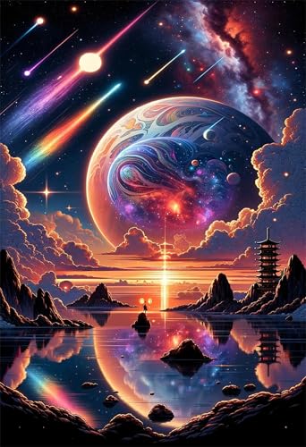 Puzzle 300 Teile Erwachsene Fantasieraum 40 x 28 cm Puzzles für Erwachsene Pädagogisches Spiel Herausforderung Spielzeug Impossible Puzzle 300 Teile Puzzles von QiHon
