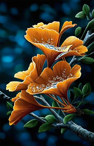 Puzzle 300 Teile Erwachsene Gelbe Blumen 40 x 28 cm Puzzles für Erwachsene Pädagogisches Spiel Herausforderung Spielzeug Impossible Puzzle 300 Teile Puzzles von QiHon
