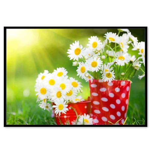 Puzzle 300 Teile Gänseblümchen Blumen Sonnenschein, Puzzle Erwachsene 40 x 28 cm, Herausforderndes Rätsel, Puzzlespiele für Die Ganze Familie, Klassische Puzzles für Erwachsene 300 Teile Puzzle 300 Teile Gänseblümchen Blumen Sonnenschein, Puzzle Erwachsene 40 x 28 cm, Herausforderndes Rätsel, Puzzlespiele für Die Ganze Familie, Klassische Puzzles für Erwachsene 300 Teile von QiHon