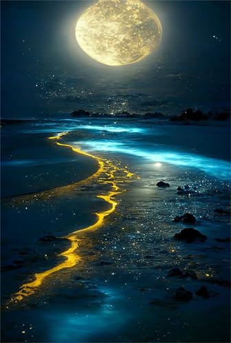 Puzzle 300 Teile Mondstrand 38 x 26 cm Puzzles für Erwachsene Herausforderndes Rätsel Lernspiel für Die Ganze Familie Geschenke für Frauen Männer 300 Teile Puzzle Puzzle 300 Teile Mondstrand 38 x 26 cm Puzzles für Erwachsene Herausforderndes Rätsel Lernspiel für Die Ganze Familie Geschenke für Frauen Männer 300 Teile Puzzle von QiHon