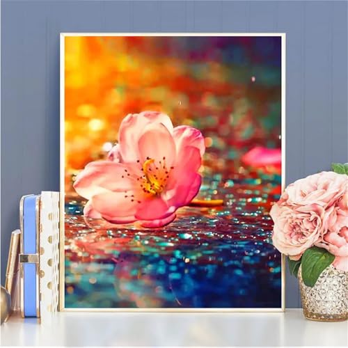 Puzzle 300 Teile Rosa Blumen, Puzzle Erwachsene 40 x 28 cm, Herausforderndes Rätsel, Puzzlespiele für Die Ganze Familie, Klassische Puzzles für Erwachsene 300 Teile von QiHon