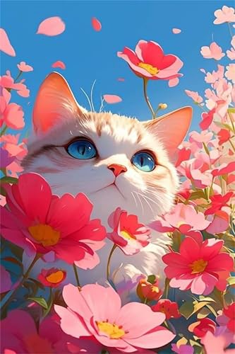 Puzzle 300 Teile Rosa Blumenkatze 38 x 26 cm Puzzles für Erwachsene Herausforderndes Rätsel Lernspiel für Die Ganze Familie Geschenke für Frauen Männer 300 Teile Puzzle Puzzle 300 Teile Rosa Blumenkatze 38 x 26 cm Puzzles für Erwachsene Herausforderndes Rätsel Lernspiel für Die Ganze Familie Geschenke für Frauen Männer 300 Teile Puzzle von QiHon