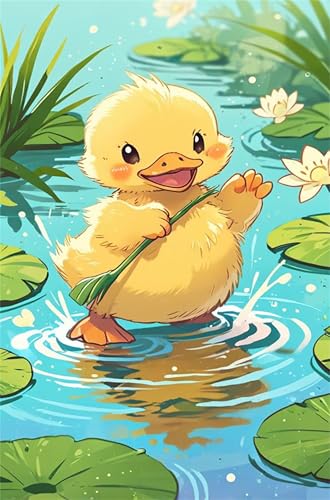 Puzzle 300 Teile Süße Tiere Enten 38 x 26 cm Puzzles für Erwachsene Herausforderndes Rätsel Lernspiel für Die Ganze Familie Geschenke für Frauen Männer 300 Teile Puzzle von QiHon