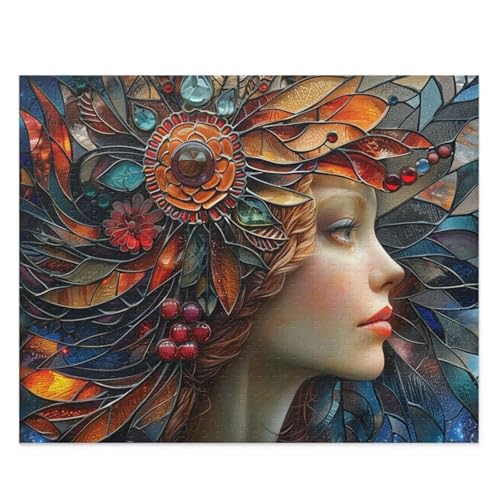 Puzzle 500 Teile Blumenmädchen 52 x 38 cm Puzzles für Erwachsene Herausforderndes Rätsel Lernspiel für Die Ganze Familie Geschenke für Frauen Männer 500 Teile Puzzle Puzzle 500 Teile Blumenmädchen 52 x 38 cm Puzzles für Erwachsene Herausforderndes Rätsel Lernspiel für Die Ganze Familie Geschenke für Frauen Männer 500 Teile Puzzle von QiHon