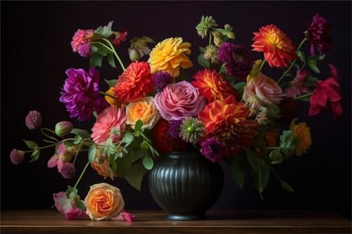 Puzzle 500 Teile Blumenvase 52 x 38 cm Puzzles für Erwachsene Herausforderndes Rätsel Lernspiel für Die Ganze Familie Geschenke für Frauen Männer 500 Teile Puzzle Puzzle 500 Teile Blumenvase 52 x 38 cm Puzzles für Erwachsene Herausforderndes Rätsel Lernspiel für Die Ganze Familie Geschenke für Frauen Männer 500 Teile Puzzle von QiHon