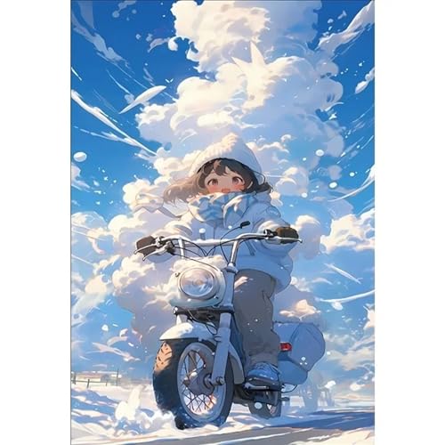 Puzzle 500 Teile Cartoon Mädchen 52 x 38 cm Puzzles für Erwachsene Herausforderndes Rätsel Lernspiel für Die Ganze Familie Geschenke für Frauen Männer 500 Teile Puzzle von QiHon