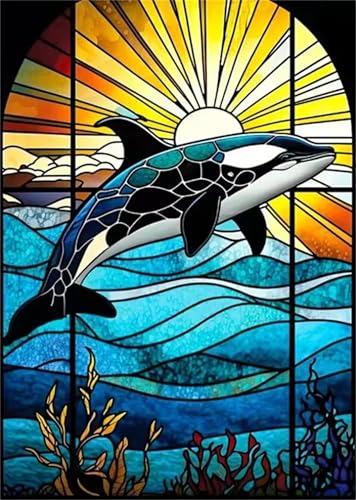 Puzzle 500 Teile Delfin Sonnenuntergang, Puzzle Erwachsene 52 x 38 cm, Herausforderndes Rätsel, Puzzlespiele für Die Ganze Familie, Klassische Puzzles für Erwachsene 500 Teile Puzzle 500 Teile Delfin Sonnenuntergang, Puzzle Erwachsene 52 x 38 cm, Herausforderndes Rätsel, Puzzlespiele für Die Ganze Familie, Klassische Puzzles für Erwachsene 500 Teile von QiHon