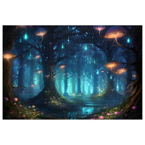 Puzzle 500 Teile Dschungel Pilze 52 x 38 cm Puzzles für Erwachsene Herausforderndes Rätsel Lernspiel für Die Ganze Familie Geschenke für Frauen Männer 500 Teile Puzzle Puzzle 500 Teile Dschungel Pilze 52 x 38 cm Puzzles für Erwachsene Herausforderndes Rätsel Lernspiel für Die Ganze Familie Geschenke für Frauen Männer 500 Teile Puzzle von QiHon