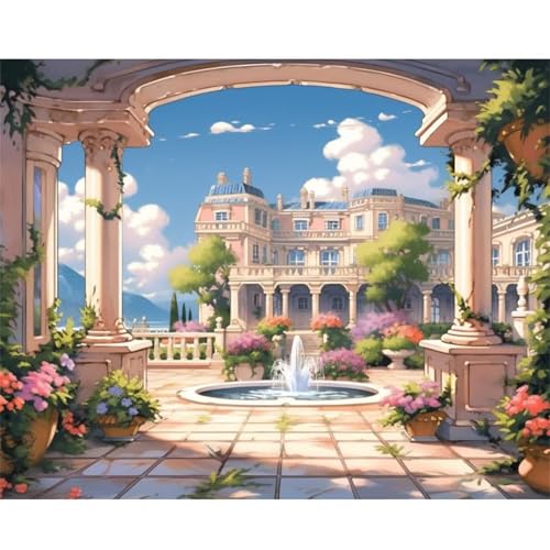 Puzzle 500 Teile Gartenlandschaft, Puzzle Erwachsene 52 x 38 cm, Herausforderndes Rätsel, Puzzlespiele für Die Ganze Familie, Klassische Puzzles für Erwachsene 500 Teile Puzzle 500 Teile Gartenlandschaft, Puzzle Erwachsene 52 x 38 cm, Herausforderndes Rätsel, Puzzlespiele für Die Ganze Familie, Klassische Puzzles für Erwachsene 500 Teile von QiHon