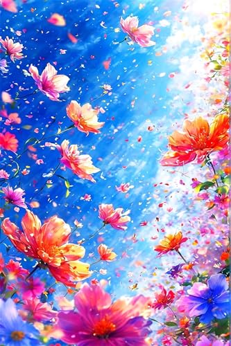 Puzzle 500 Teile Himmel Blumen 52 x 38 cm Puzzles für Erwachsene Herausforderndes Rätsel Lernspiel für Die Ganze Familie Geschenke für Frauen Männer 500 Teile Puzzle Puzzle 500 Teile Himmel Blumen 52 x 38 cm Puzzles für Erwachsene Herausforderndes Rätsel Lernspiel für Die Ganze Familie Geschenke für Frauen Männer 500 Teile Puzzle von QiHon