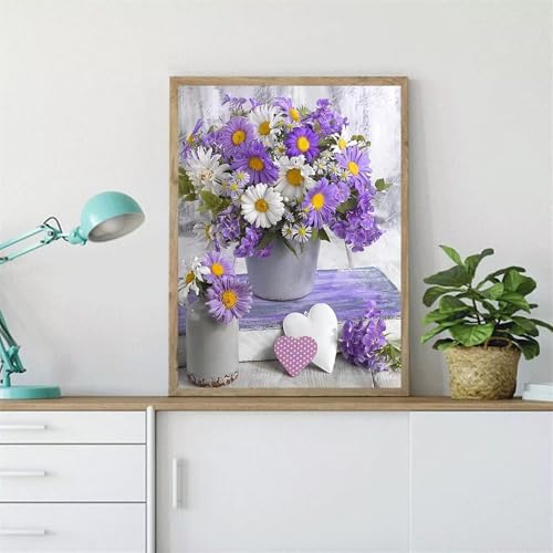 Puzzle 500 Teile Lila Gänseblümchen, Puzzle Erwachsene 52 x 38 cm, Herausforderndes Rätsel, Puzzlespiele für Die Ganze Familie, Klassische Puzzles für Erwachsene 500 Teile Puzzle 500 Teile Lila Gänseblümchen, Puzzle Erwachsene 52 x 38 cm, Herausforderndes Rätsel, Puzzlespiele für Die Ganze Familie, Klassische Puzzles für Erwachsene 500 Teile von QiHon