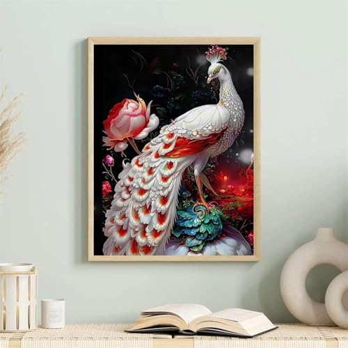 Puzzle 500 Teile Pfingstrose Blume Pfau, Puzzle Erwachsene 52 x 38 cm, Herausforderndes Rätsel, Puzzlespiele für Die Ganze Familie, Klassische Puzzles für Erwachsene 500 Teile Puzzle 500 Teile Pfingstrose Blume Pfau, Puzzle Erwachsene 52 x 38 cm, Herausforderndes Rätsel, Puzzlespiele für Die Ganze Familie, Klassische Puzzles für Erwachsene 500 Teile von QiHon