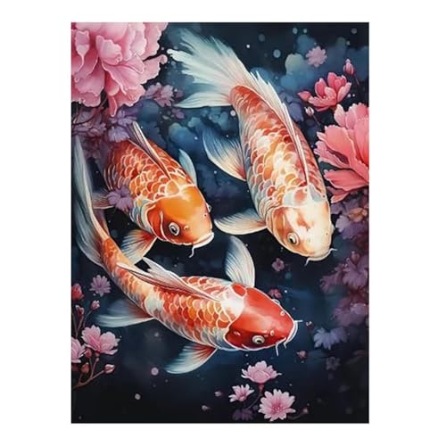 Puzzle 500 Teile Rosa Blumenkoi, Puzzle Erwachsene 52 x 38 cm, Herausforderndes Rätsel, Puzzlespiele für Die Ganze Familie, Klassische Puzzles für Erwachsene 500 Teile Puzzle 500 Teile Rosa Blumenkoi, Puzzle Erwachsene 52 x 38 cm, Herausforderndes Rätsel, Puzzlespiele für Die Ganze Familie, Klassische Puzzles für Erwachsene 500 Teile von QiHon