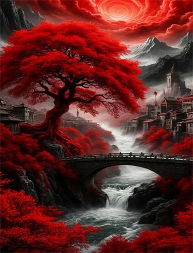 Puzzle 500 Teile Rote Landschaft Flüsse 52 x 38 cm Puzzles für Erwachsene Herausforderndes Rätsel Lernspiel für Die Ganze Familie Geschenke für Frauen Männer 500 Teile Puzzle Puzzle 500 Teile Rote Landschaft Flüsse 52 x 38 cm Puzzles für Erwachsene Herausforderndes Rätsel Lernspiel für Die Ganze Familie Geschenke für Frauen Männer 500 Teile Puzzle von QiHon