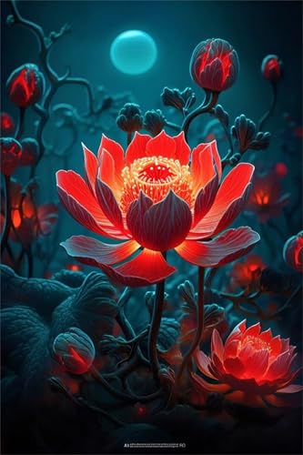 Puzzle 500 Teile Rote Lotusblumen 52 x 38 cm Puzzles für Erwachsene Herausforderndes Rätsel Lernspiel für Die Ganze Familie Geschenke für Frauen Männer 500 Teile Puzzle Puzzle 500 Teile Rote Lotusblumen 52 x 38 cm Puzzles für Erwachsene Herausforderndes Rätsel Lernspiel für Die Ganze Familie Geschenke für Frauen Männer 500 Teile Puzzle von QiHon